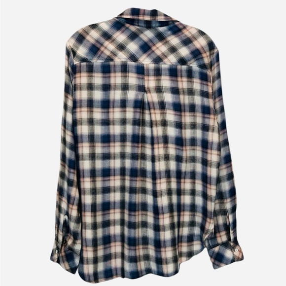 Revolve Bella Dahl flannel button up top - Picture 5 of 6